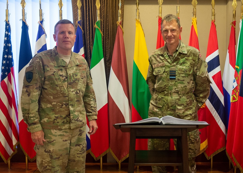 Incoming NATO Mission Iraq Leadership visit SHAPE