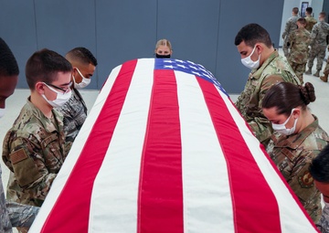 Honor Guard training