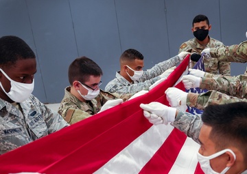 Honor Guard training