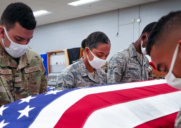 Honor Guard training