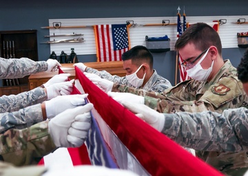 Honor Guard training