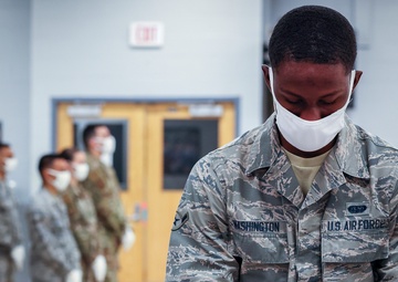 Honor Guard training