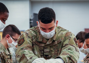 Honor Guard training
