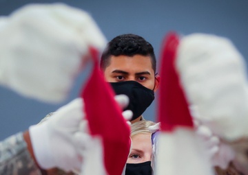 Honor Guard training