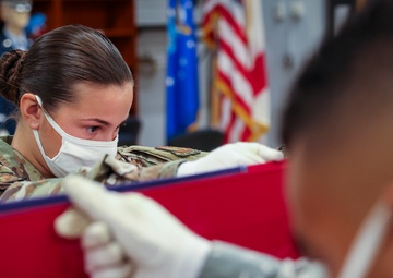 Honor Guard training