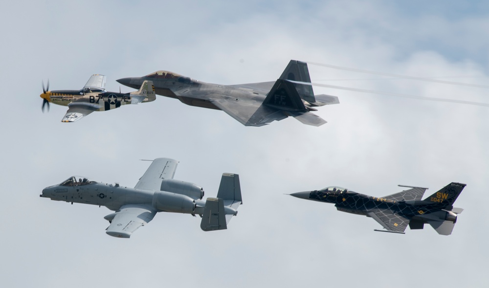 Heritage Flight performed at Chief of Staff of the United States Air Force Change of Responsibility