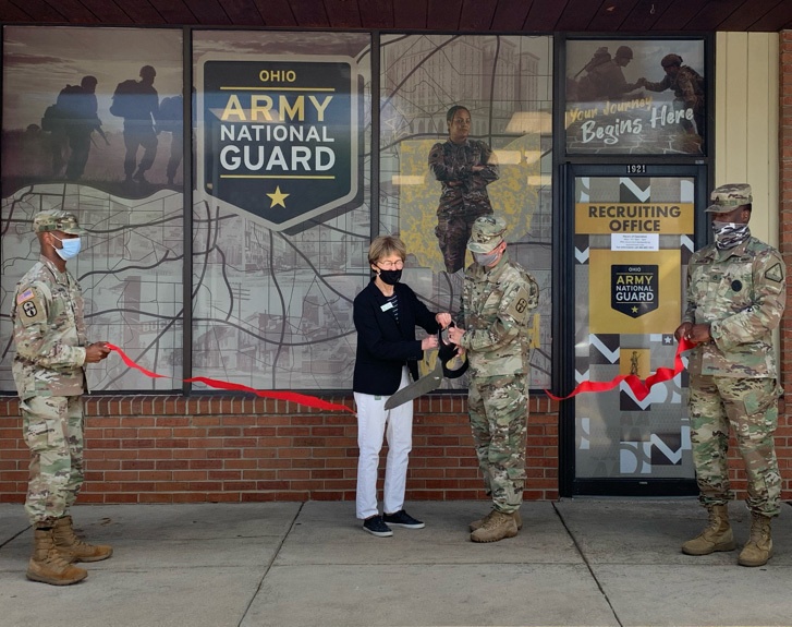 Ohio Army National Guard cuts ribbon on new Cleveland Heights recruiting office