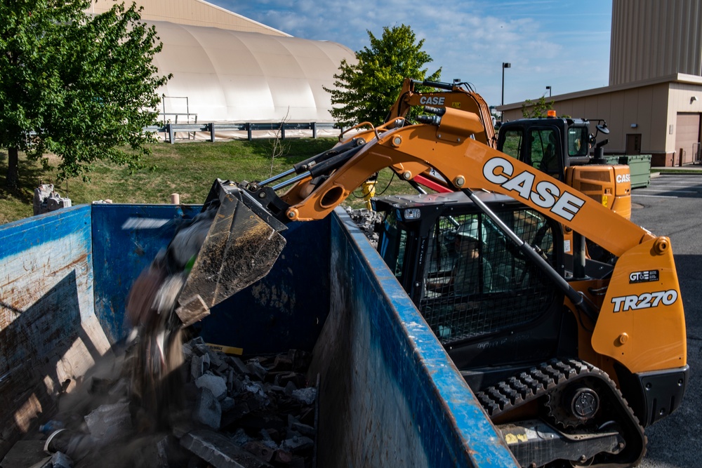 Debris dump