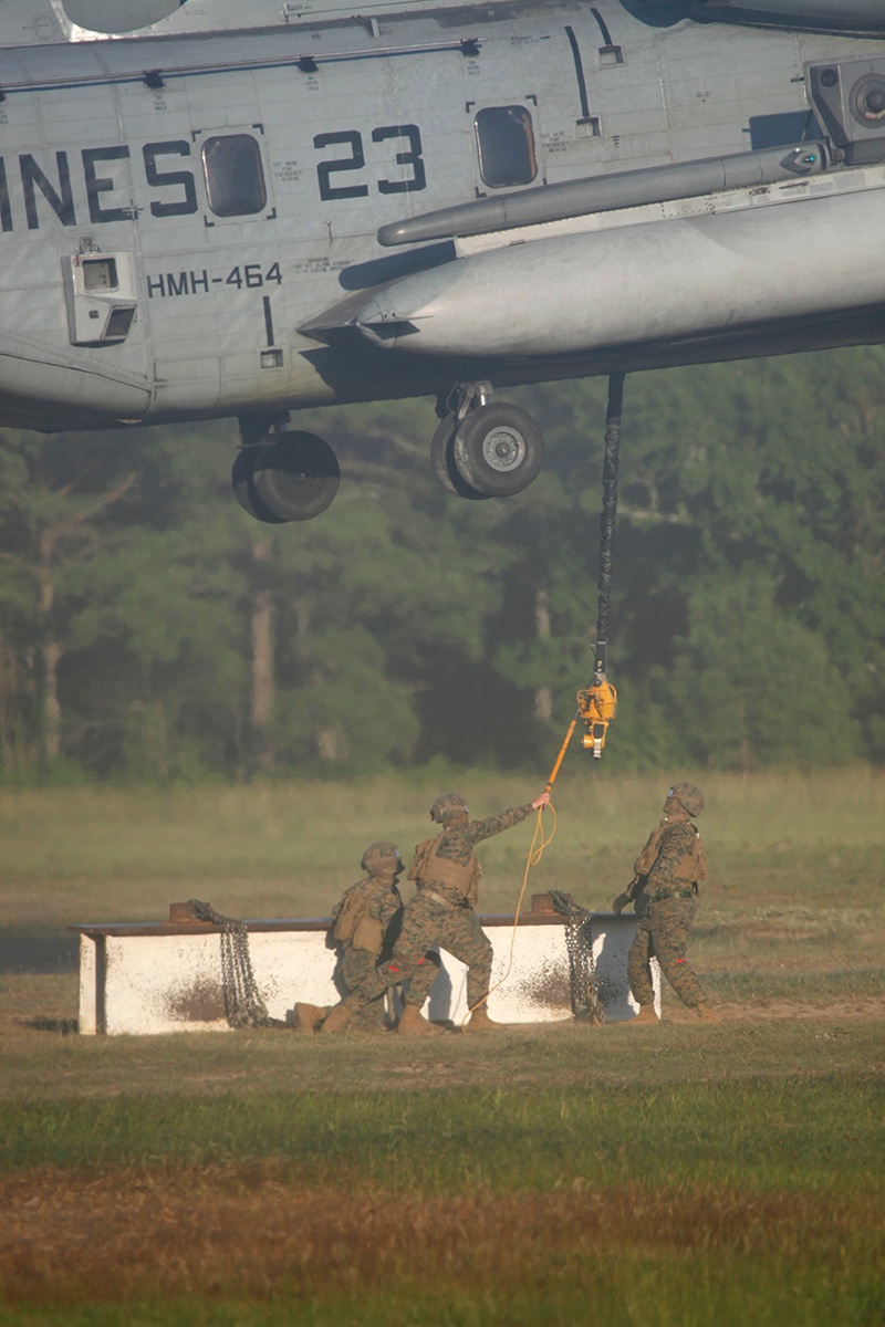 Marine task force conducts helicopter support team training for assistance leading to Latin America, Caribbean deployment