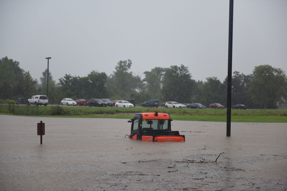 Flooding at the 126th Air Refueling Wing