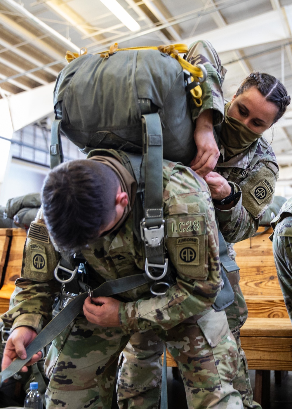 All American Paratroopers jump into Panther Storm