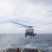 USS Thomas Hudner (DDG 116) and Danish Navy Air Squdron