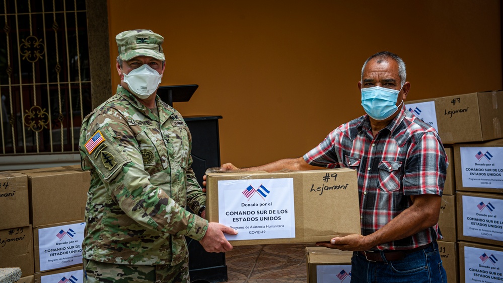 US Marines, Soldiers provide COVID-19 personal protective gear to Honduras community