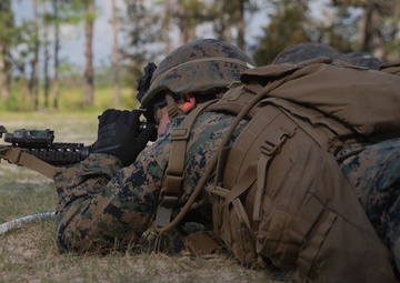 Headquarters Battalion shoots table 5 and 6