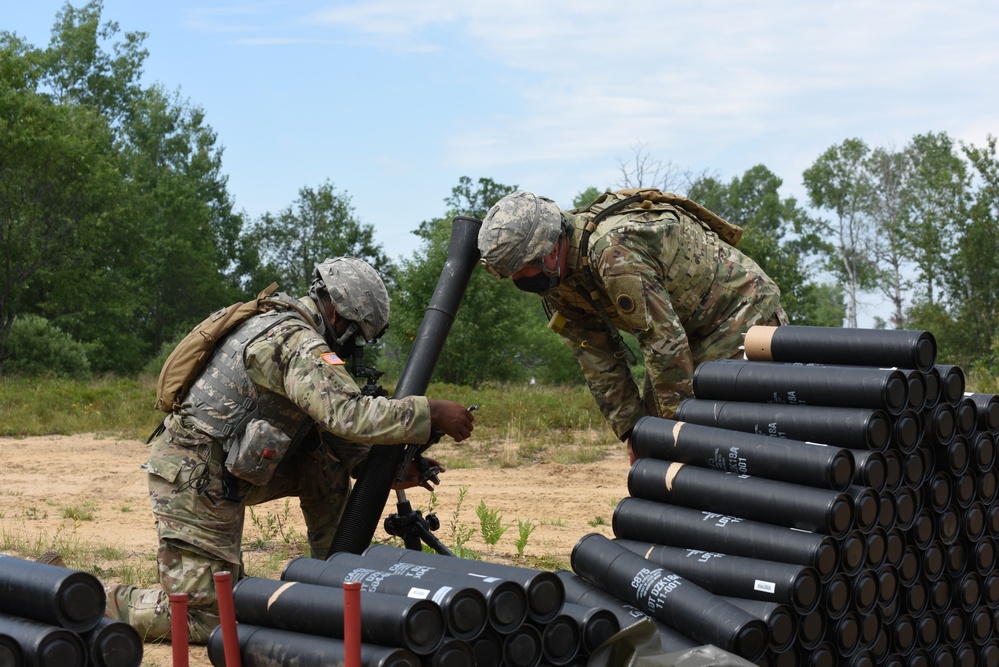 Michigan Guard Soldiers conduct MORTEP certification training
