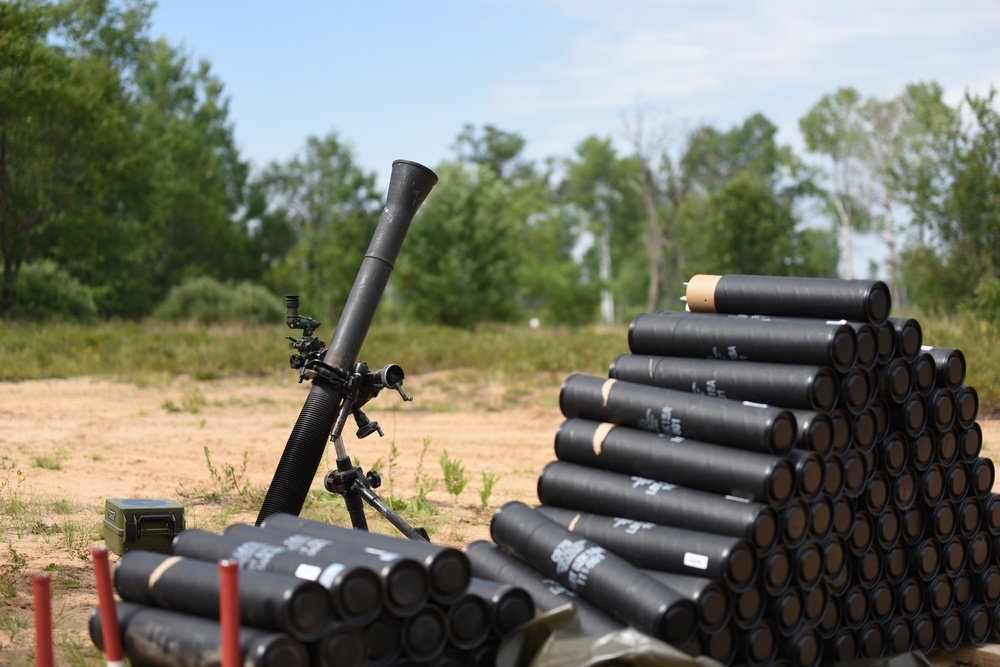 Michigan Guard Soldiers conduct MORTEP certification training
