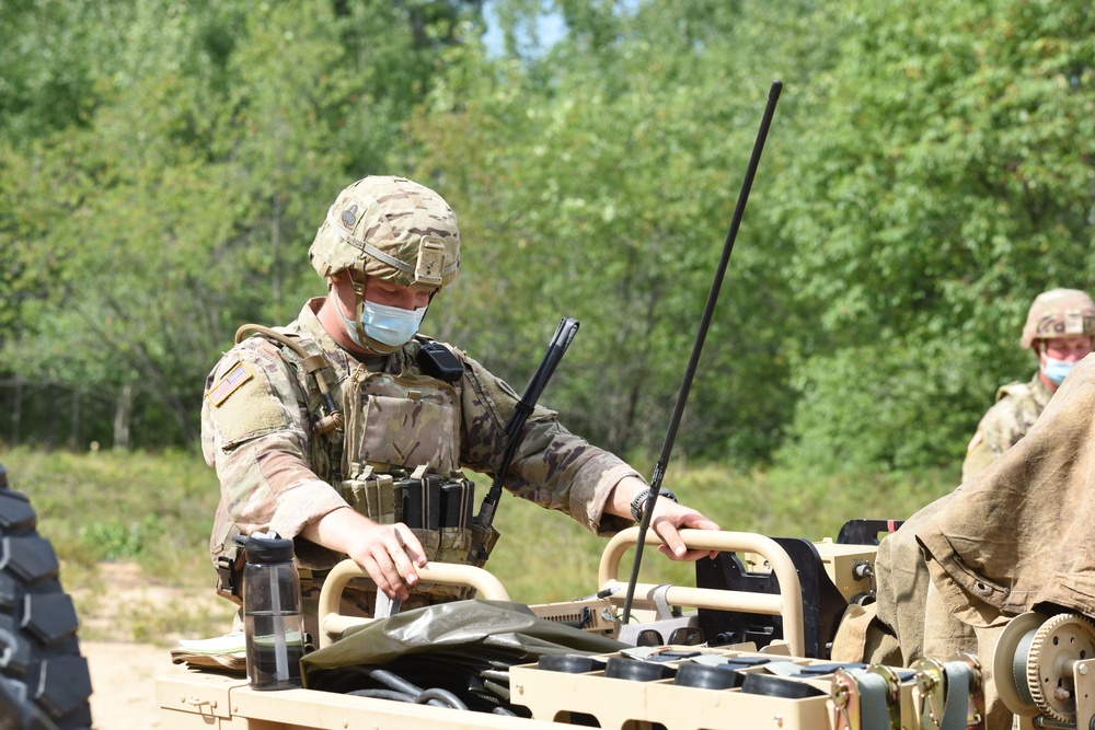 Michigan Guard Soldiers conduct MORTEP certification training