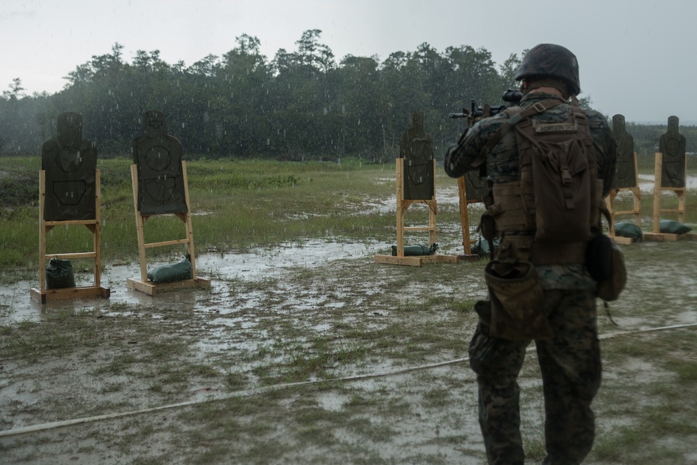 Headquarters Battalion shoots table 5 and 6