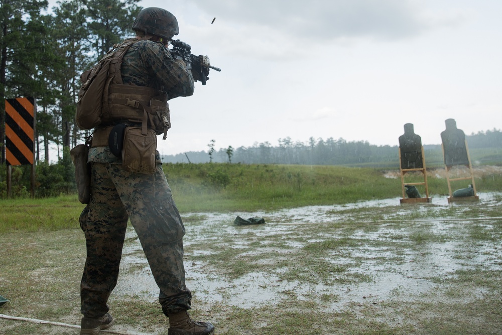 Headquarters Battalion shoots table 5 and 6