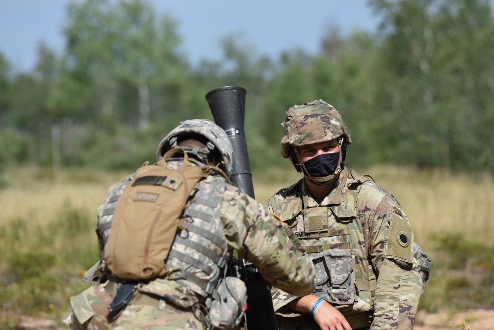 Michigan Guard Soldiers conduct MORTEP certification training