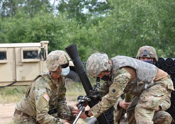 Michigan Guard Soldiers conduct MORTEP certification training