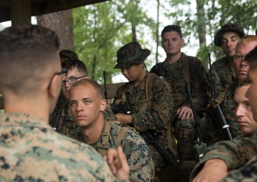 Headquarters Battalion shoots table 5 and 6