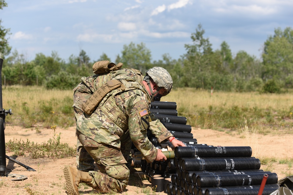 Michigan Guard Soldiers conduct MORTEP certification training