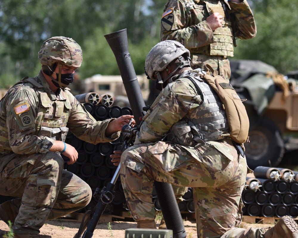 Michigan Guard Soldiers conduct MORTEP certification training