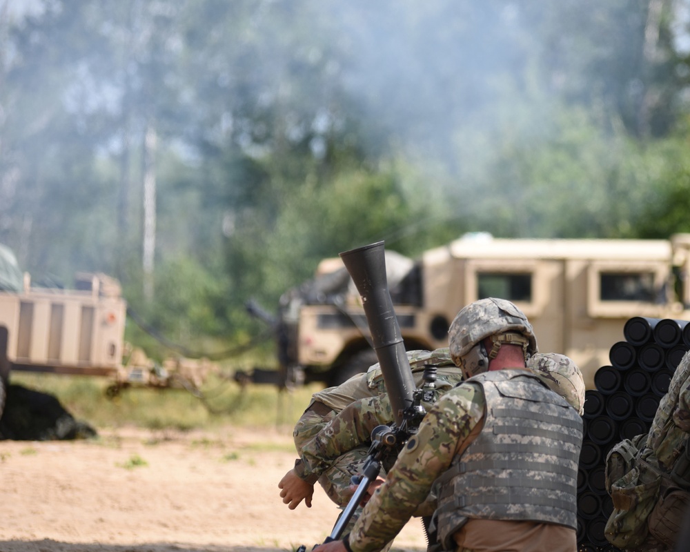 Michigan Guard Soldiers conduct MORTEP certification training