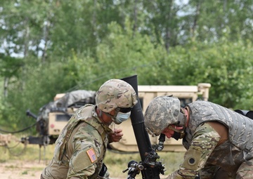 Michigan Guard Soldiers conduct MORTEP certification training
