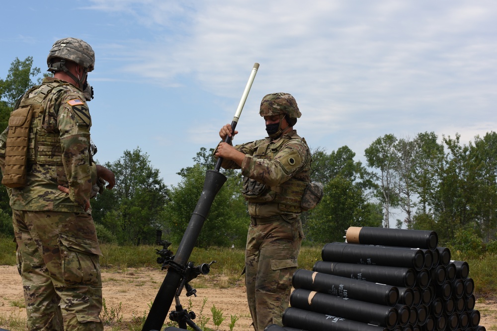Michigan Guard Soldiers conduct MORTEP certification training