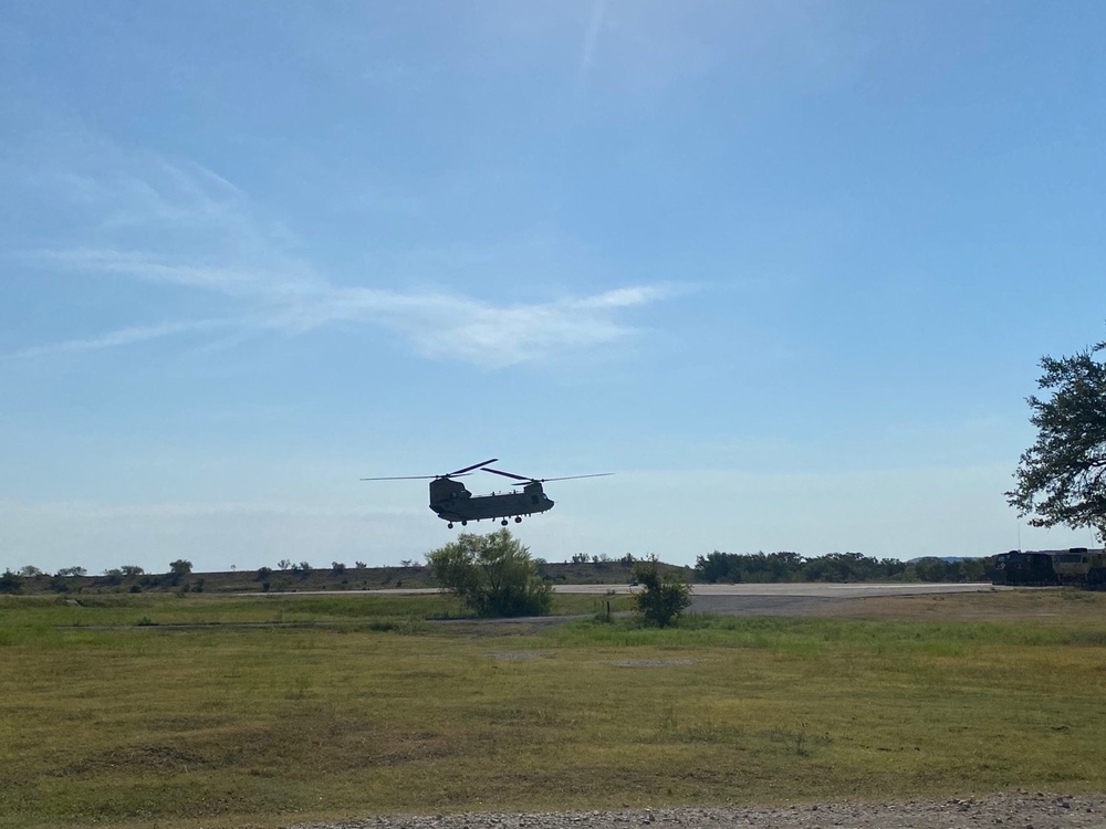 Chinook at the FARP