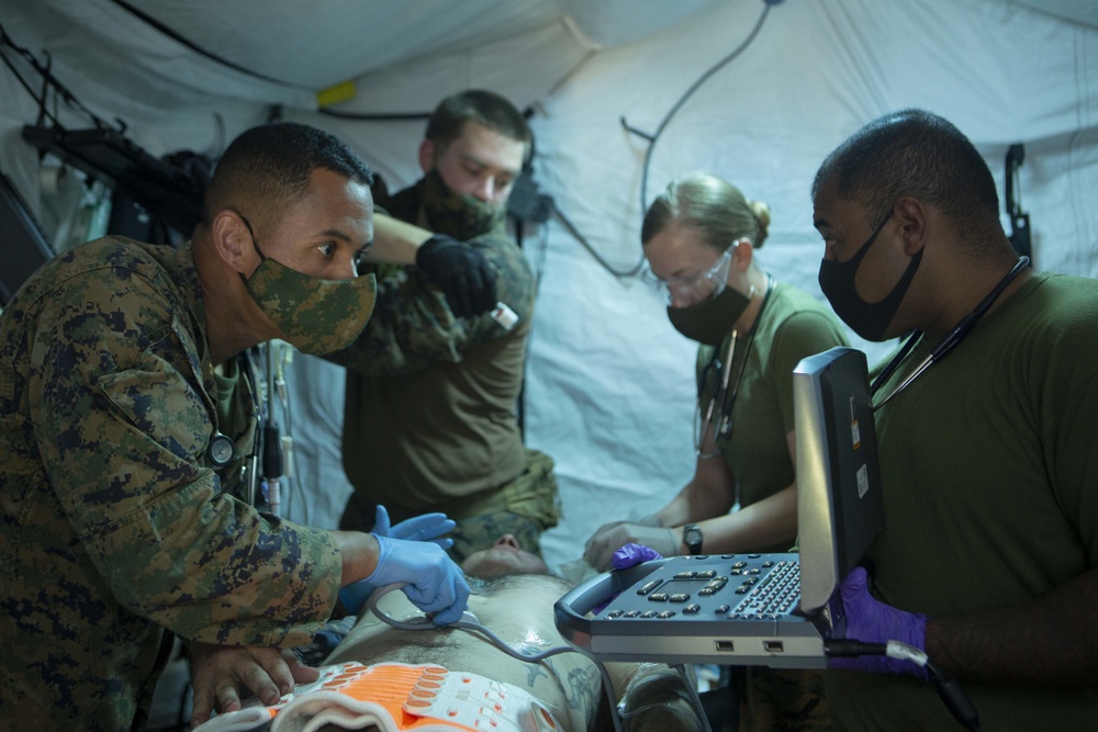 TF KM20 EOD Medevac Drill in Peleliu