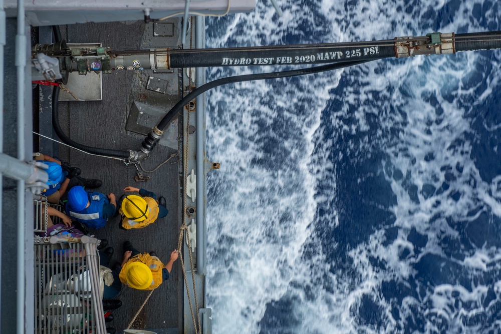 Antietam Conducts Replenishment-at-sea