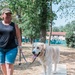 Dog agility obstacle course installed as a part of Eagle Scout project