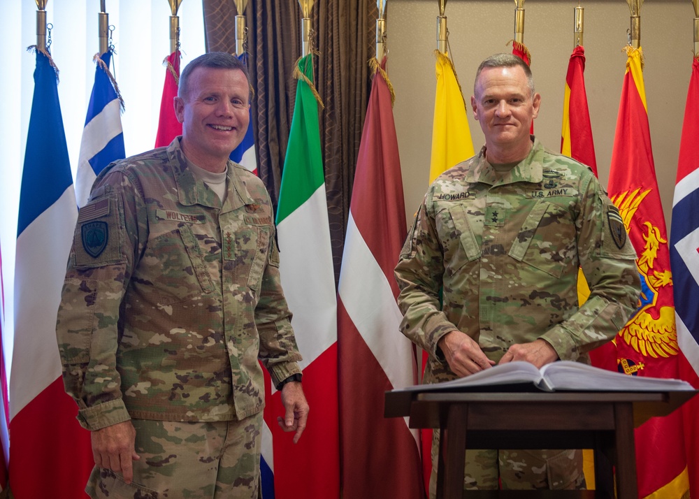 Deputy US EUCOM Commander visits SHAPE