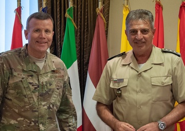 BULGARIAN CHIEF OF DEFENCE VISITS SHAPE