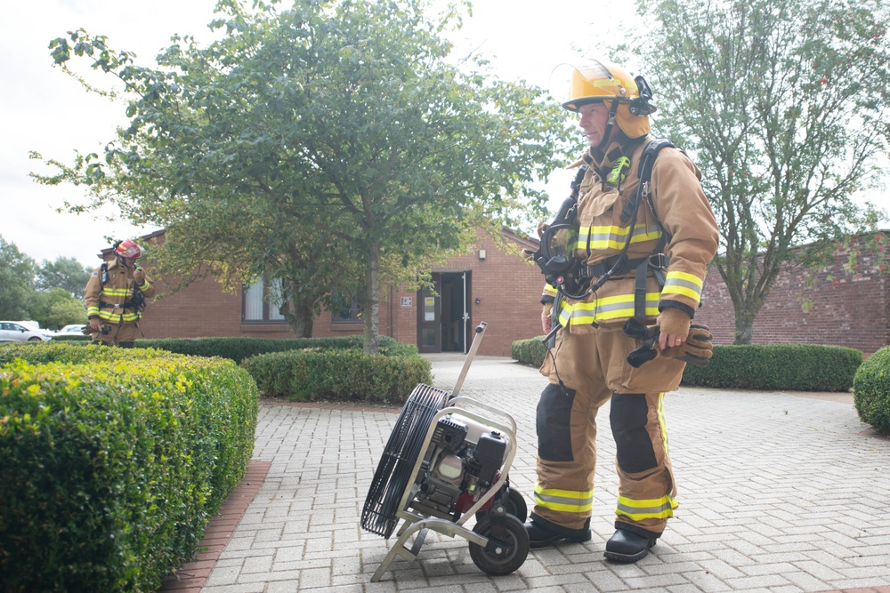 423rd CES firefighters exercise readiness