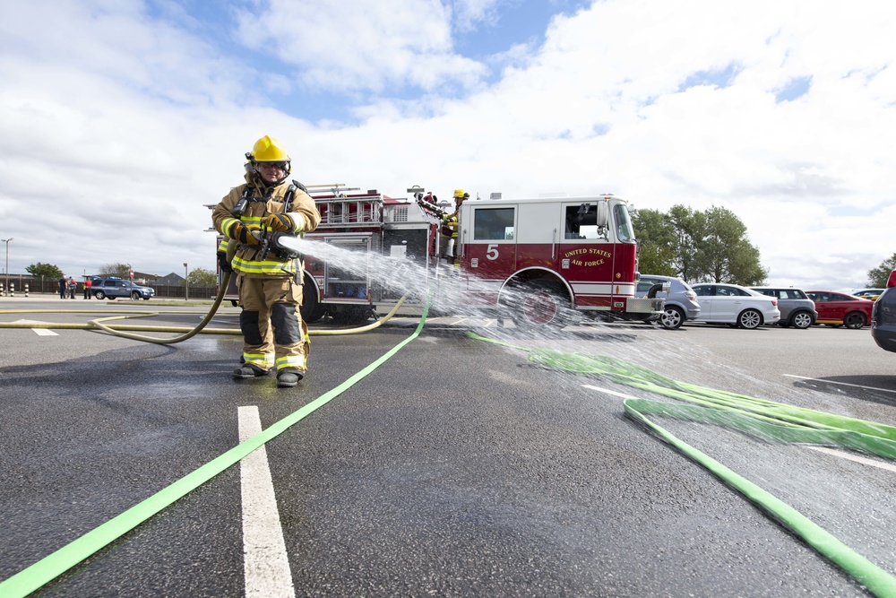 423rd CES firefighters exercise readiness