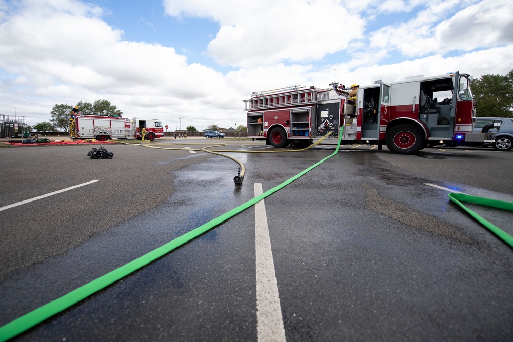 423rd CES firefighters exercise readiness