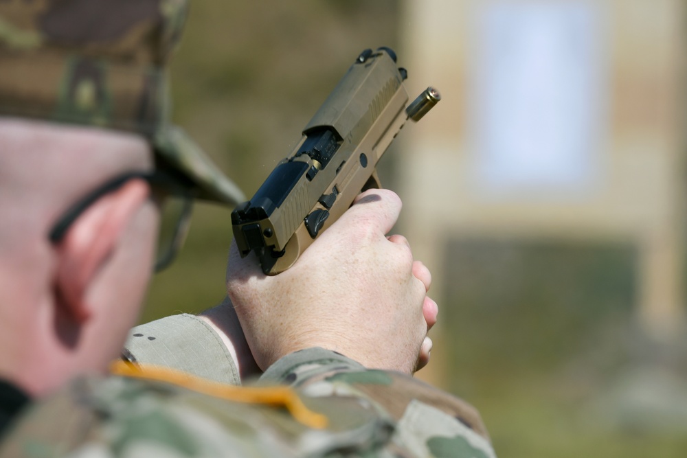 U.S MP and German policemen friendship shoot
