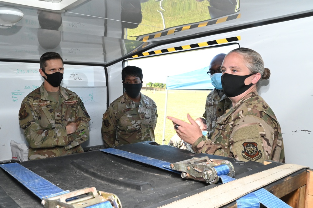 125th FW leaders tour new site for 290th JCSS