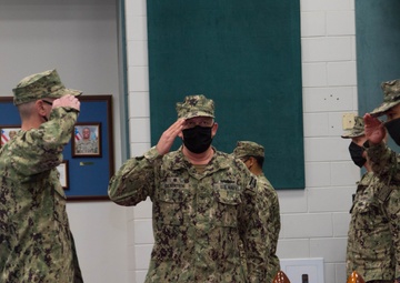 Task Force 55 Holds Change of Command