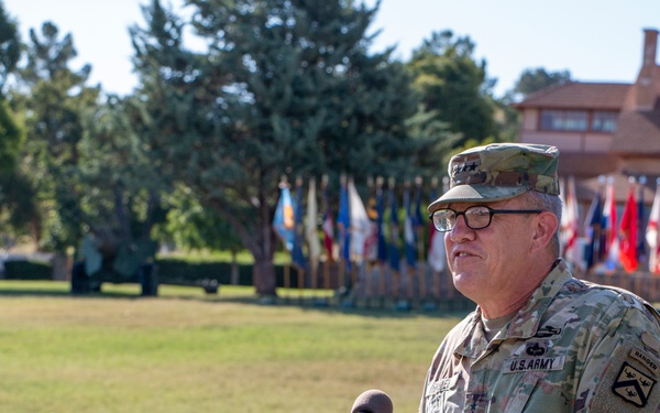 US Army Intelligence Center of Excellence and Fort Huachuca change of command Aug. 11, 2020