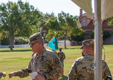 US Army Intelligence Center of Excellence and Fort Huachuca change of command Aug. 11, 2020