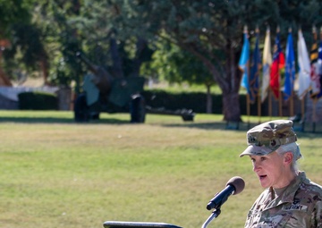 US Army Intelligence Center of Excellence and Fort Huachuca change of command Aug. 11, 2020