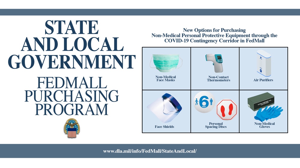 DLA offers non-medical COVID-19 protective equipment to state, local government agencies