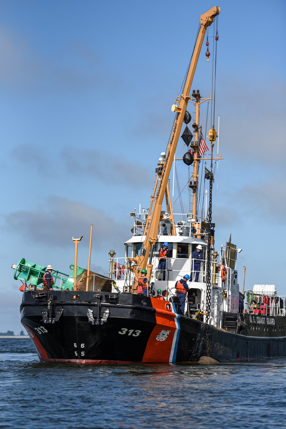 Coast Guard Cutter Bluebell Underway in the Columbia River