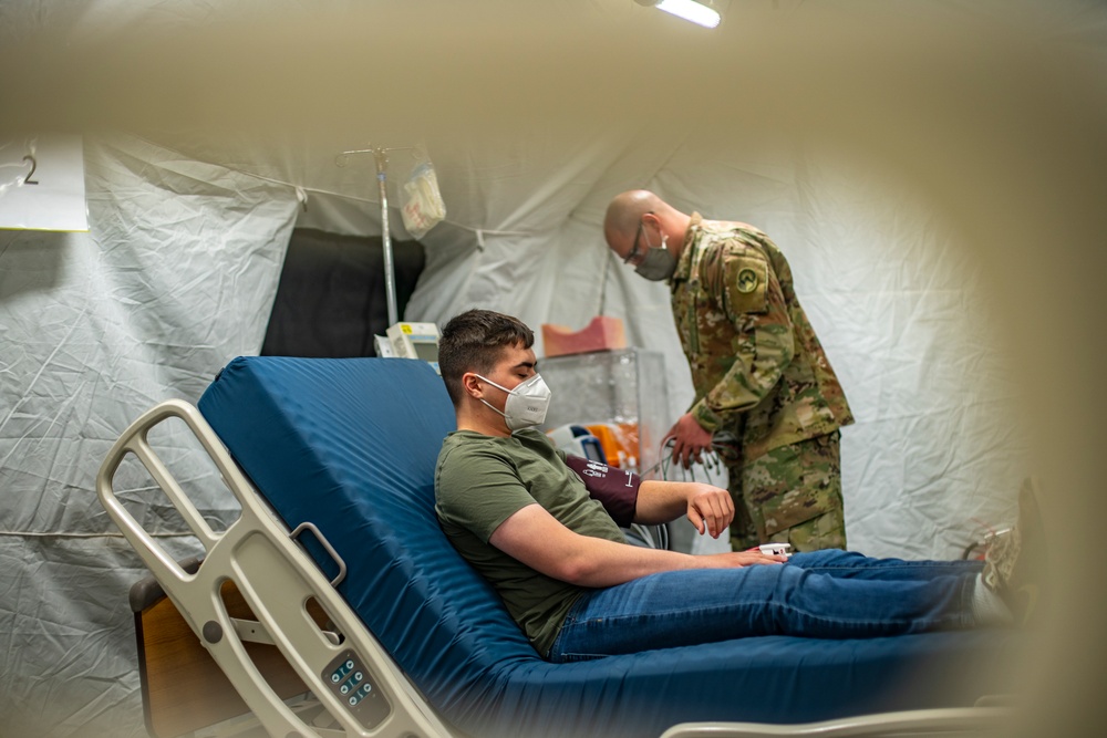 Joint Task Force Bravo medics conduct COVID-19 battle drill rehearsals in Honduras