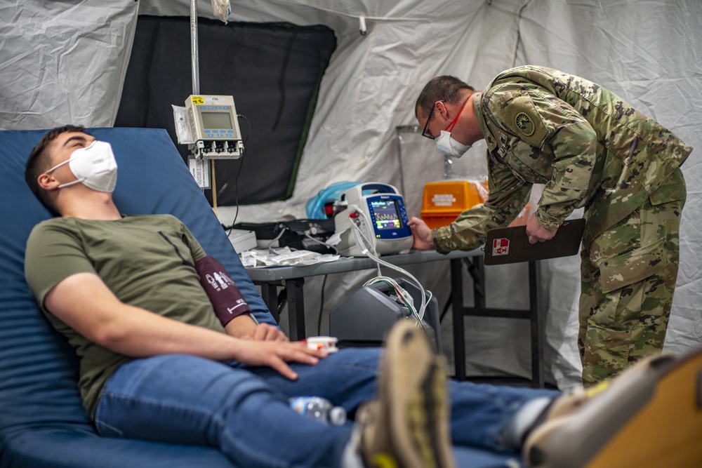 Joint Task Force Bravo medics conduct COVID-19 battle drill rehearsals in Honduras